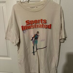 Abercrombie & Fitch Cream Sports Illustrated Tee